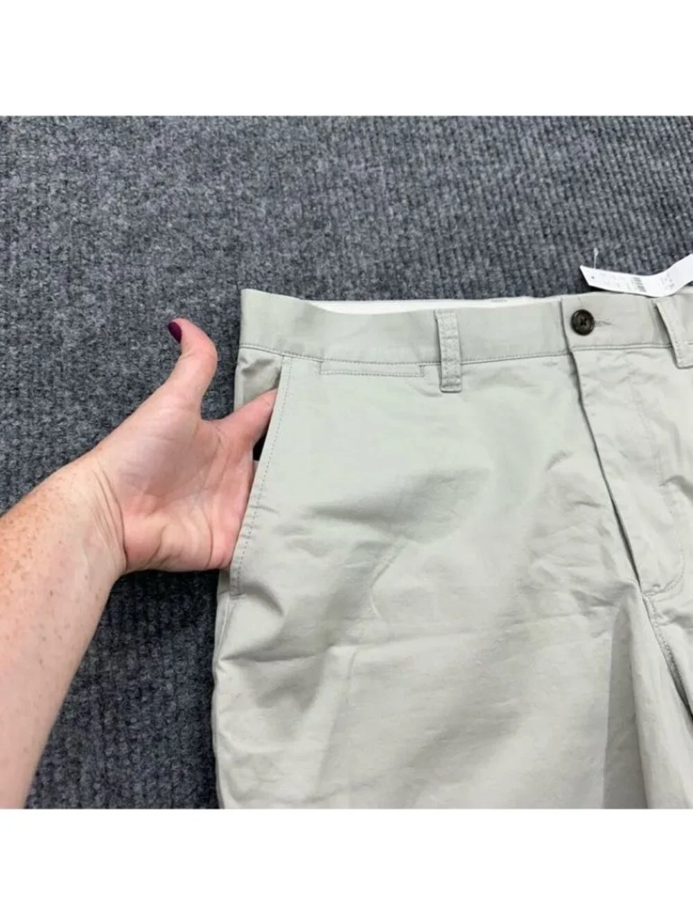 J Crew Portsider Stretch Chino Shorts Khaki 5' Preppy Coastal CI908 Mens 34 NEW